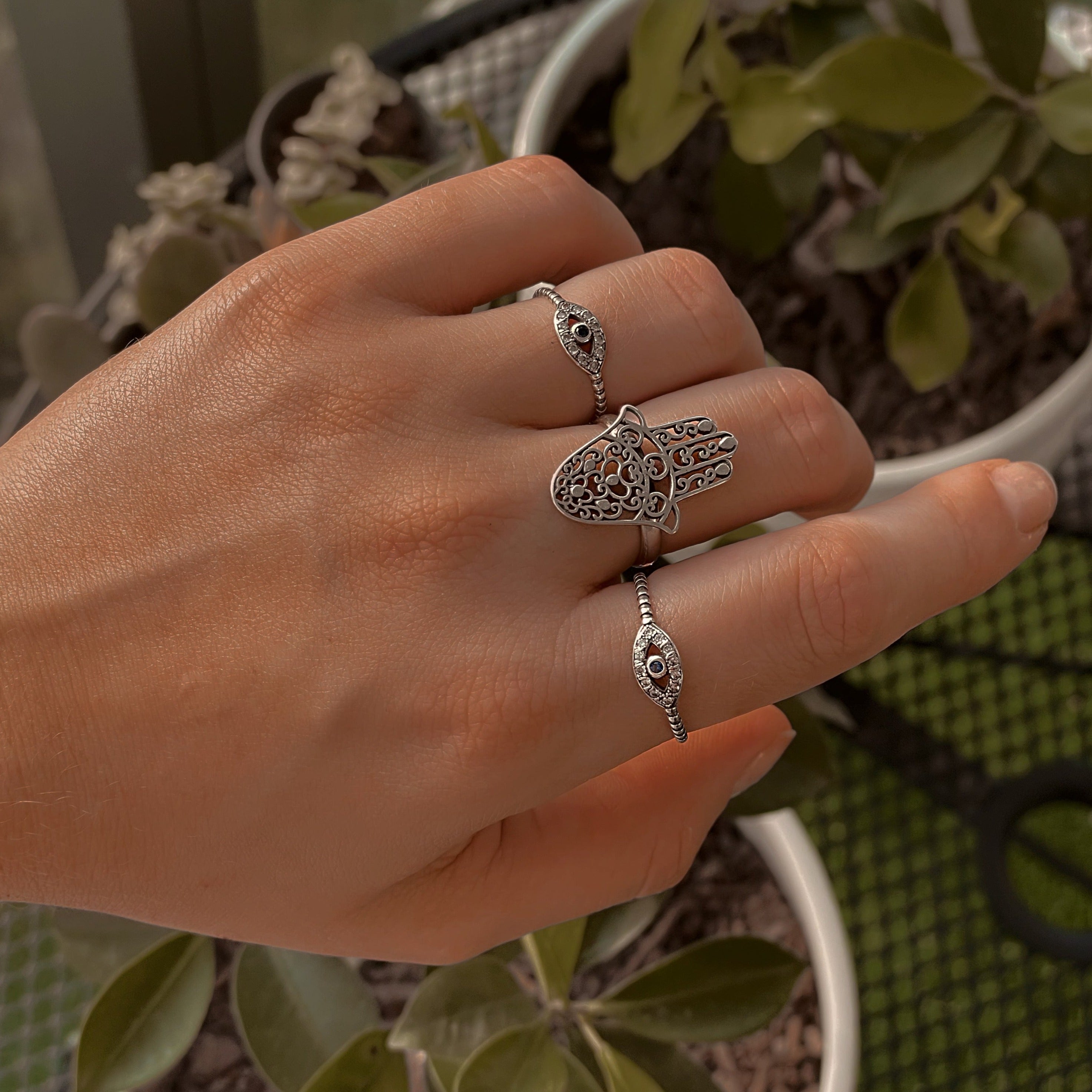 Hamsa rings clearance