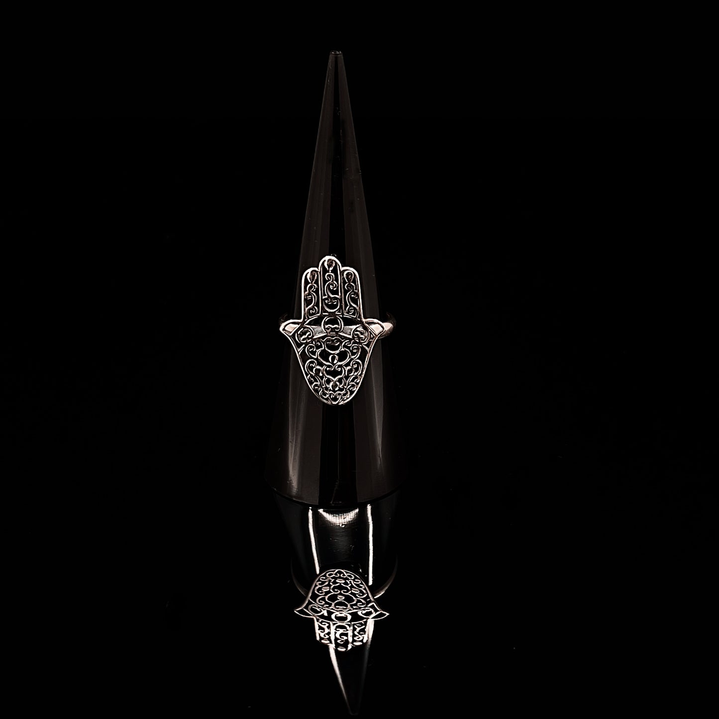 925 SILVER HAMSA RING Banana Blvd