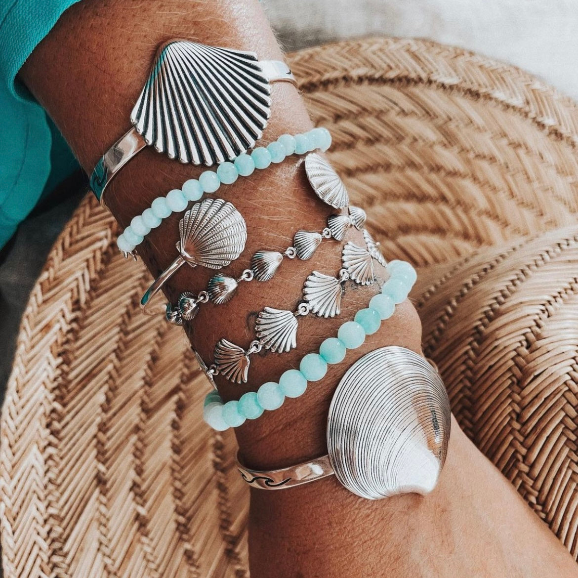 Seashell Charm Bracelet