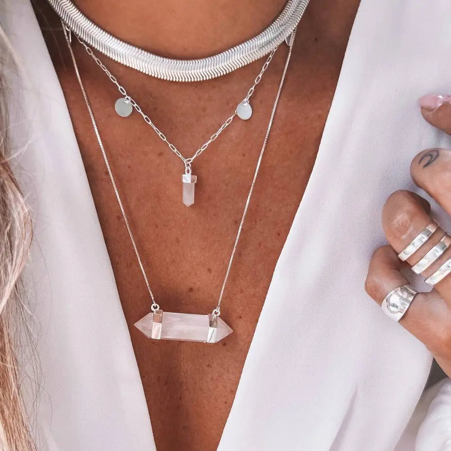 MARESIA QUARTZ NECKLACE Banana Blvd