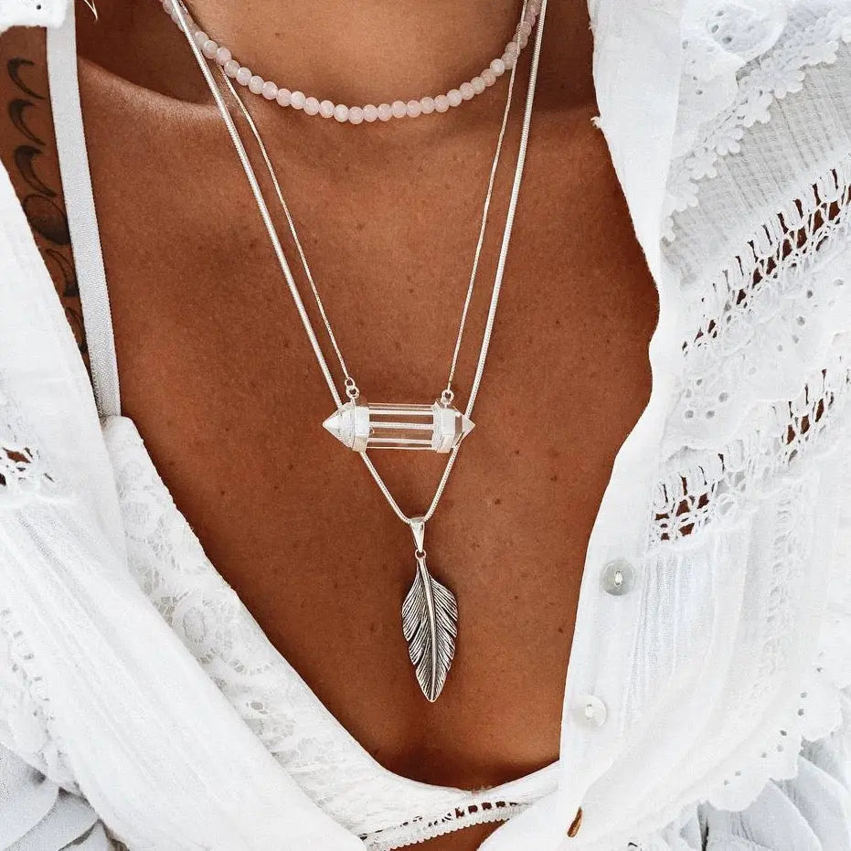 MARESIA QUARTZ NECKLACE Banana Blvd